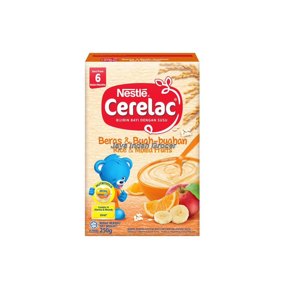 Nestlé Cerelac Rice & Mixed Fruits Infant Cereal with Milk 250g.png