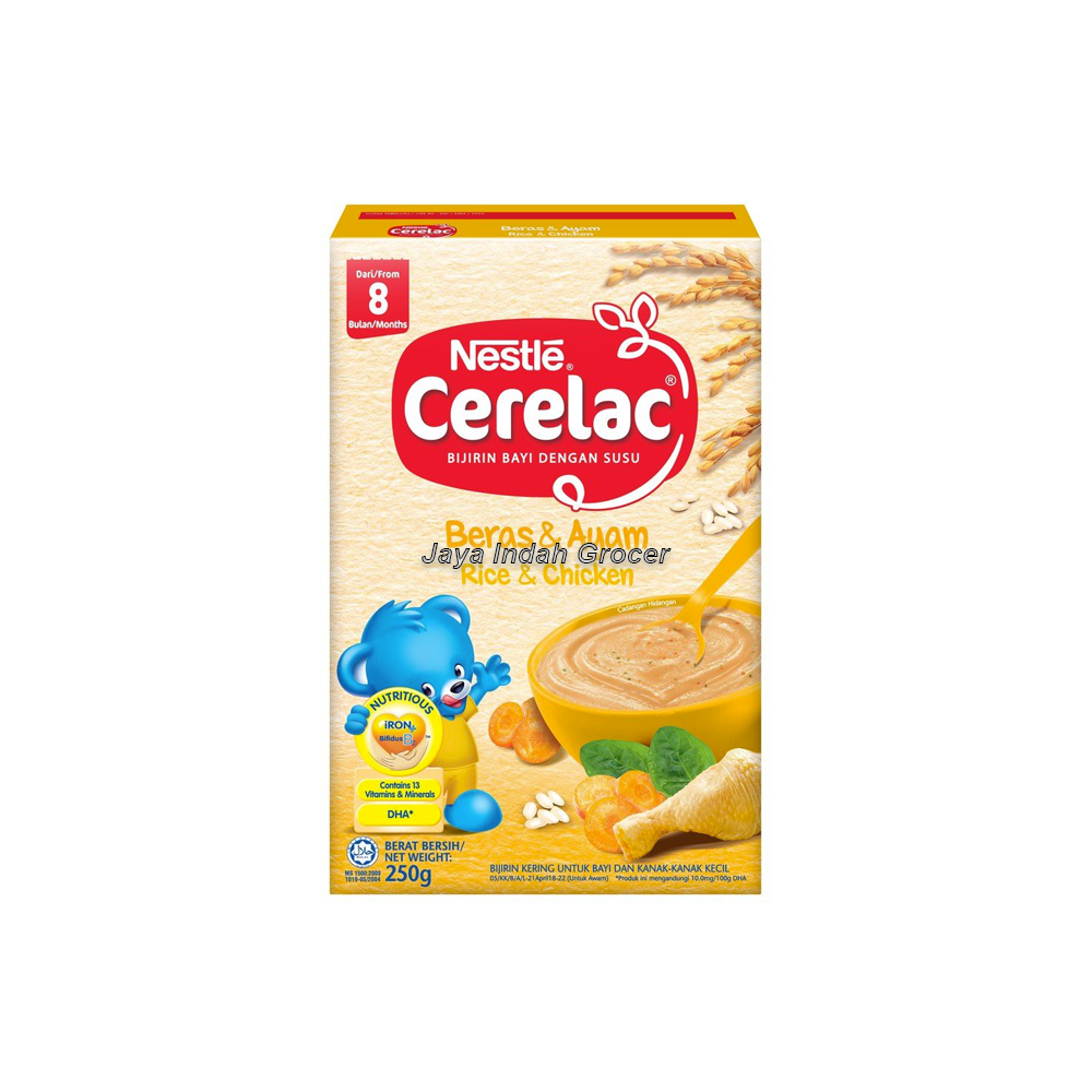 Nestlé Cerelac Rice & Chicken Infant Cereal with Milk 250g.png
