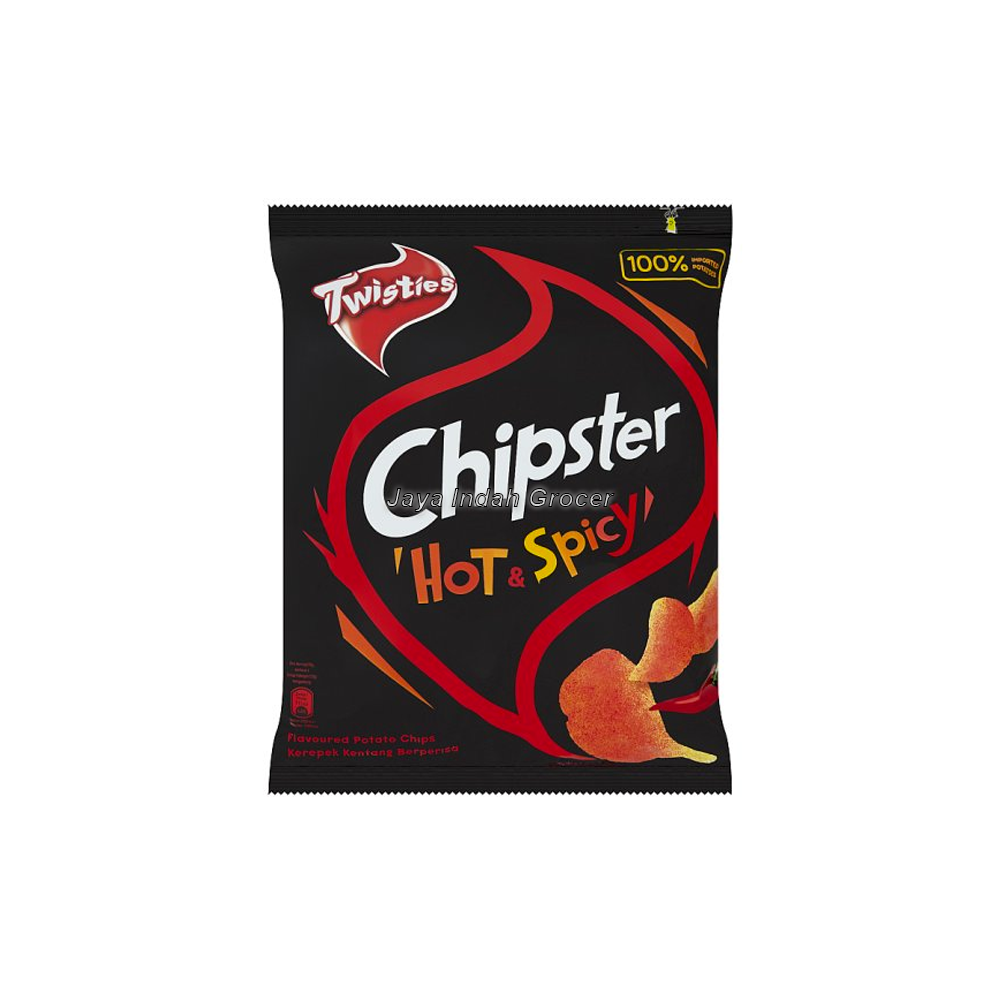 Twisties Chipster Hot & Spicy Flavoured Potato Chips 60g.png