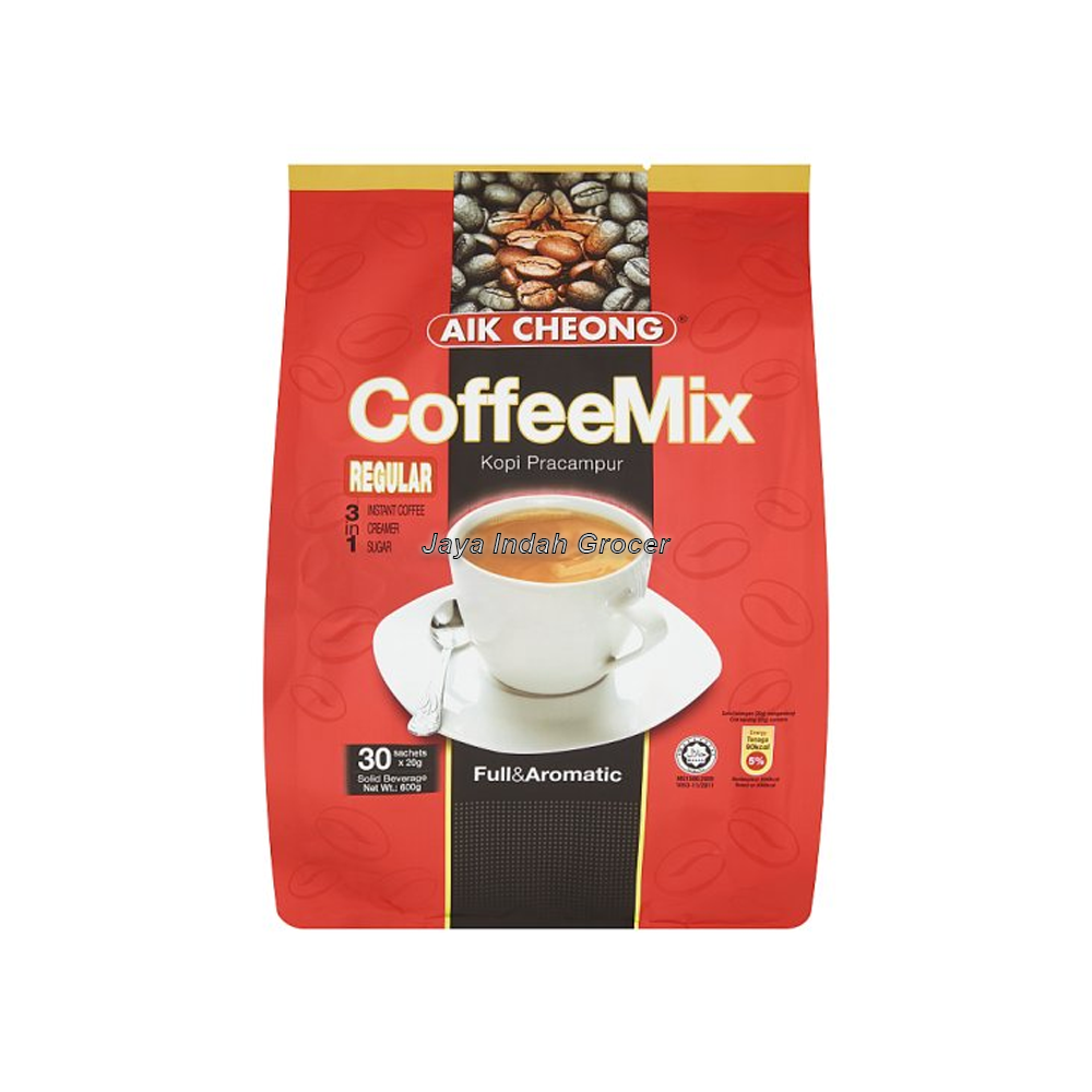 Aik Cheong Coffee Mix Regular 3-in-1 Instant Coffee with Creamer & Sugar 30 Sachets x 20g (600g).png