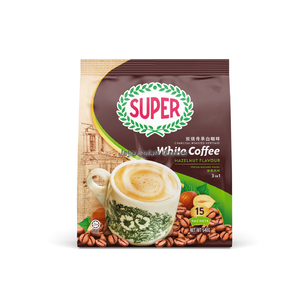 SUPER 3-in-1 Charcoal Roasted Heritage White Coffee Hazelnut Flavour 15 Sachets (540g).png