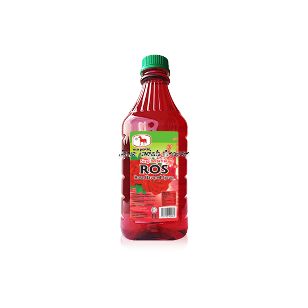 Red Horse Rose Flavoured Syrup 1L.png