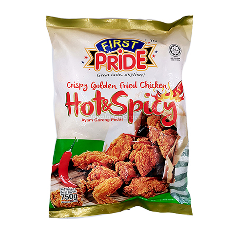 First Pride Fully Cooked Crispy Golden Fried Chicken Hot & Spicy 750g.jpg