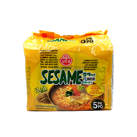 Ottogi Sesame Flavor Ramen 5x115g