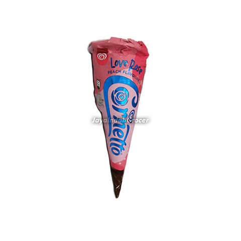 Wall's Cornetto Love Rose Peach Flavored Ice Cream 135ml 