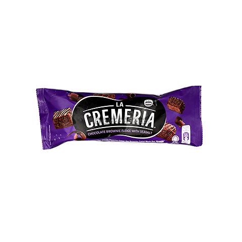 Nestle La Cremeria Chocolate Brownie Fudge & Seasalt Stick 76ml