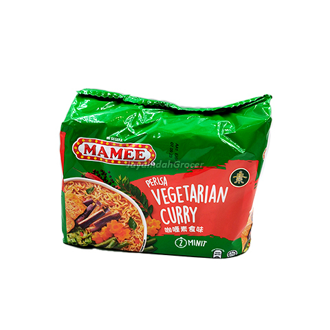 Mamee Vegetarian Curry Instant Noodles 5x78g
