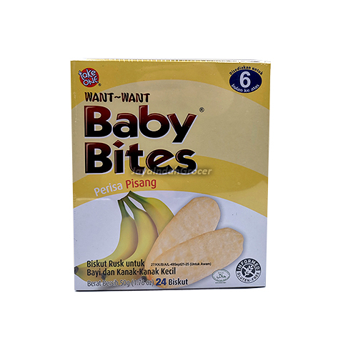 Take One Baby Bites Banana Baby Biscuits 50g