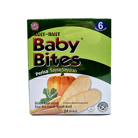Take One Baby Bites Vegetables Baby Biscuits 50g