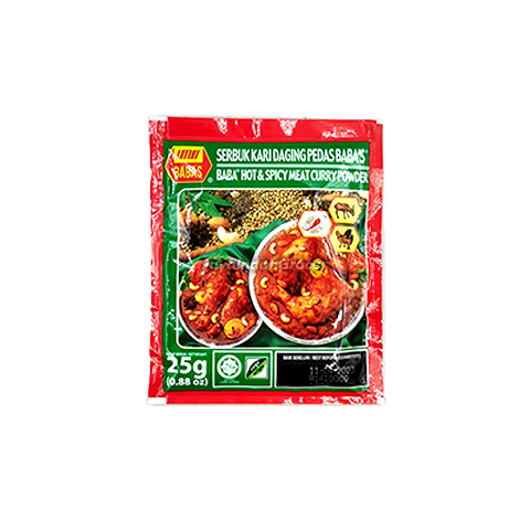 Baba's Hot & Spicy Meat Curry Powder 25g