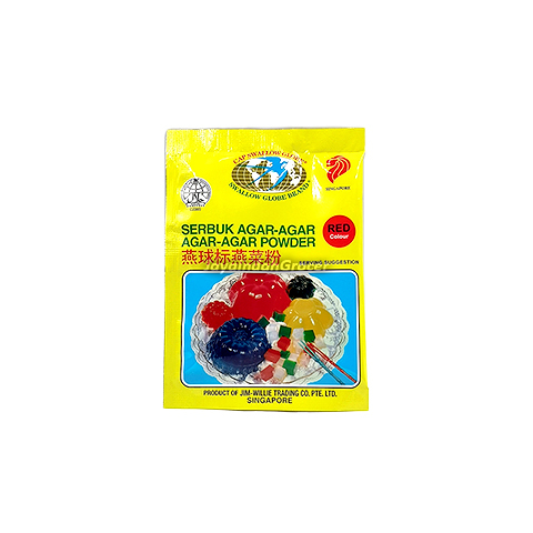 Swallow Globe Brand Agar-agar Powder Red Color 10g