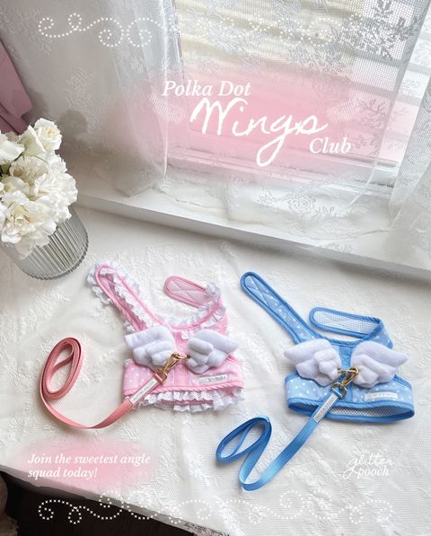 Double Wing Polka Pink 1