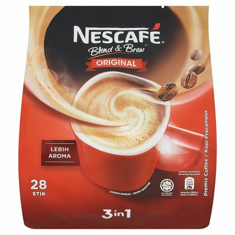 Nescafé Blend & Brew Original 3 in 1 Premix Coffee 28 Stick Packs x 19g.jpg