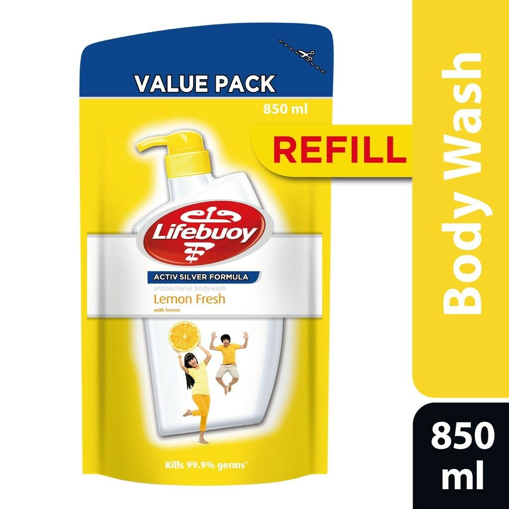 Lifebuoy Antibacterial Shower Gel Refill - Lemon Fresh (850ml).jpg
