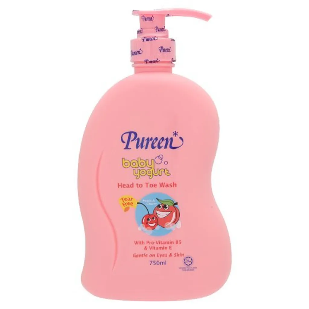 Pureen Baby Yogurt Wash x750ml(PeaCherry).jpg