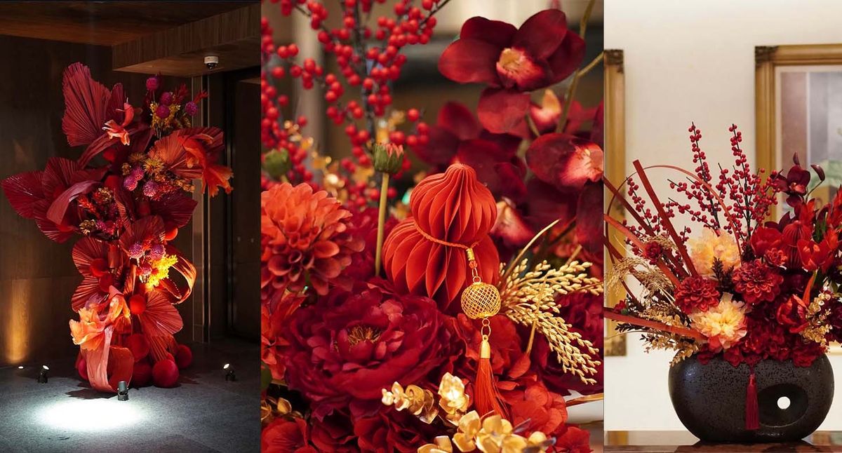 「新年X花藝」馬到成功 花香隨行