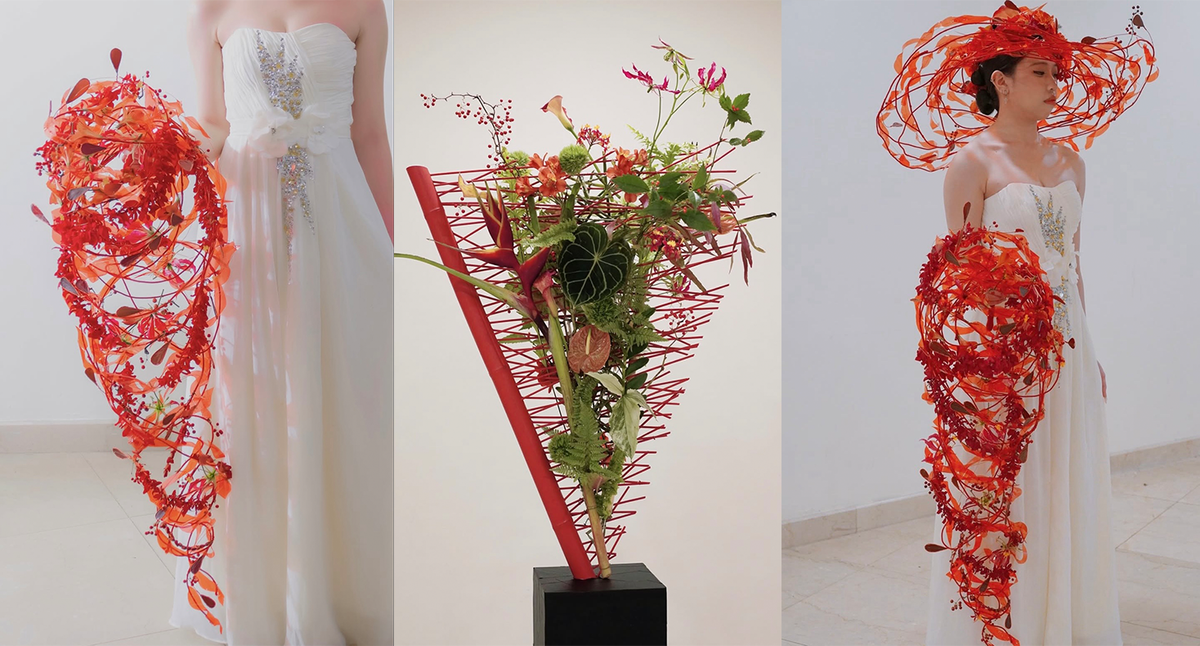 「紅韻聖誕」花藝展演