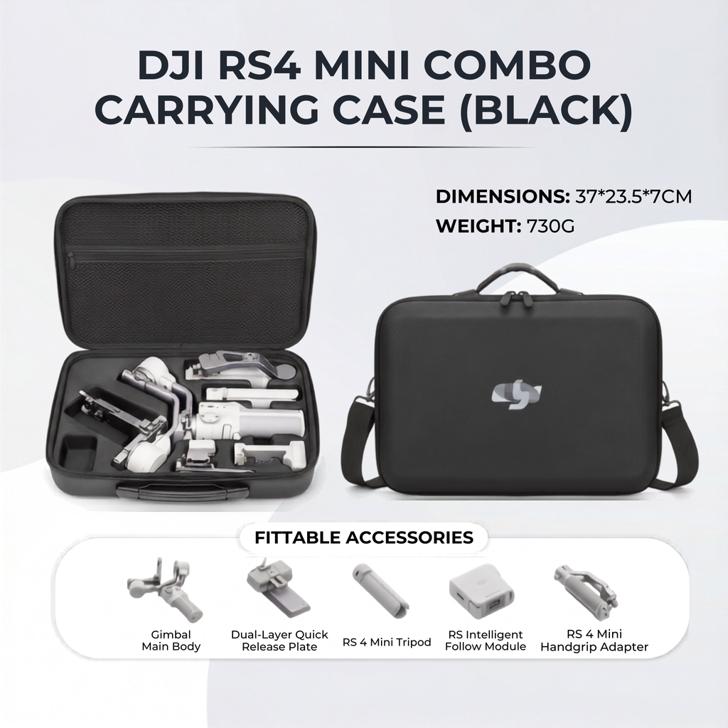 DJI RS4 Mini Combo Carrying Case (Black)