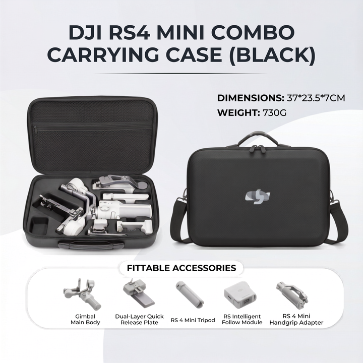 DJI RS4 Mini Combo Carrying Case (Black)