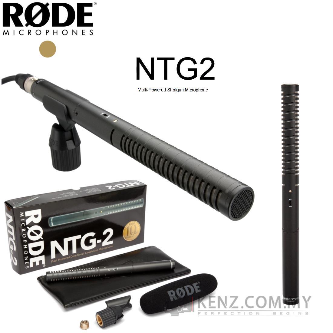 NTG-2 RODE コンデンサーマイク ロード NTG2 Rode NTG2 Multi-powered Shotgun Microphone | Sweetwater