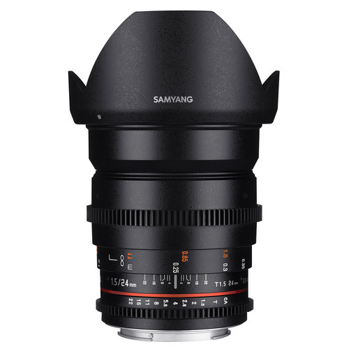 Pre Order) Samyang 24mm T1.5 VDSLR MK2 Cine Lens (Canon / Nikon
