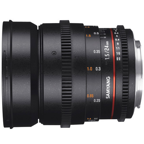 Pre Order) Samyang 24mm T1.5 VDSLR MK2 Cine Lens (Canon / Nikon