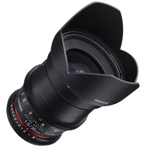 Samyang 35mm T1.5 VDSLRII Cine Lens (Canon / Nikon / Sony / MFT)
