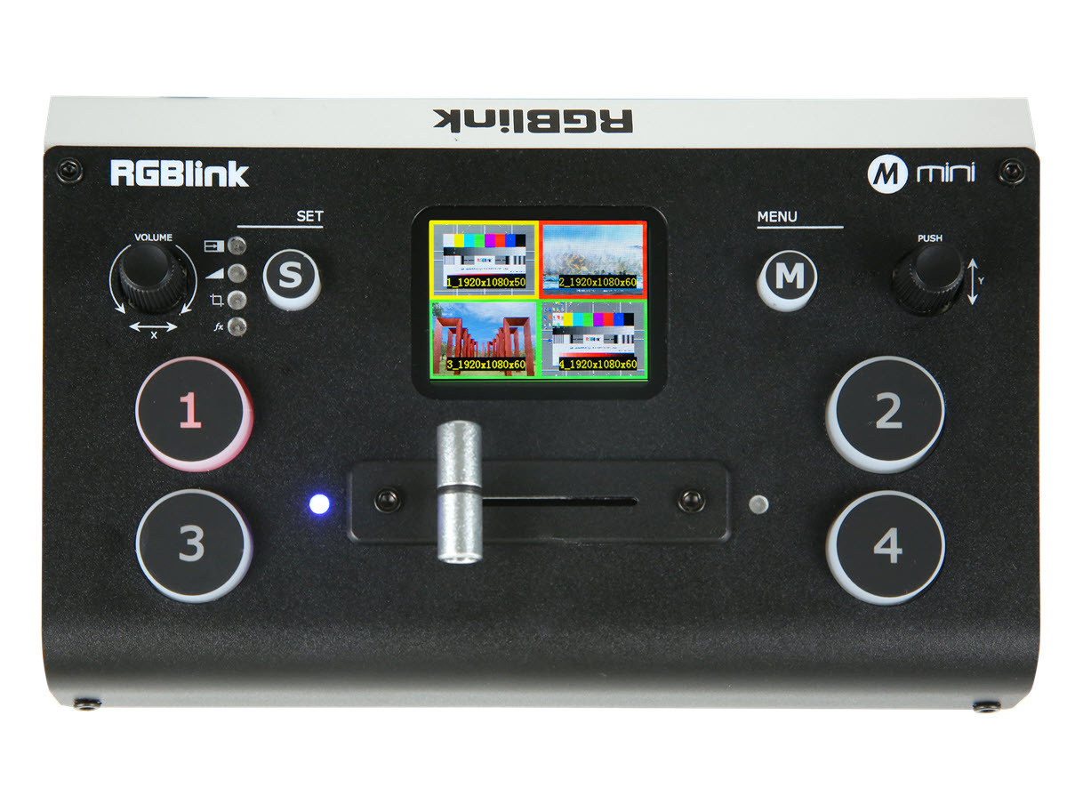 RGBlink Mini Switcher with 4 HDMI Inputs and Preview Monitor – CXG