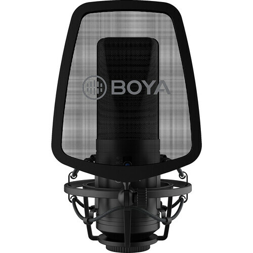 BOYA Large Diaphragm Cardioid XLR Condenser hot Microphone, Studio Microphone with S