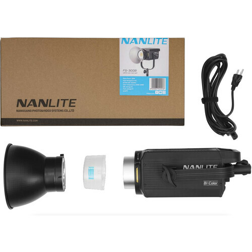 Nanlite FS-300B Bi-Color LED Spot Light | Studio Photography