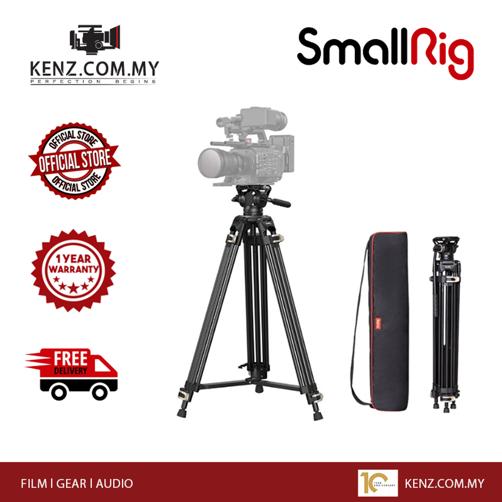 SmallRig FreeBlazer Heavy-Duty Carbon Fiber Tripod System 3989