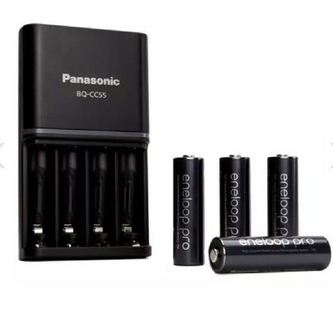 Panasonic eneloop pro Charger, 8 AA and 2 AAA Batteries Kit Black  K-KJ17KHC82A - Best Buy