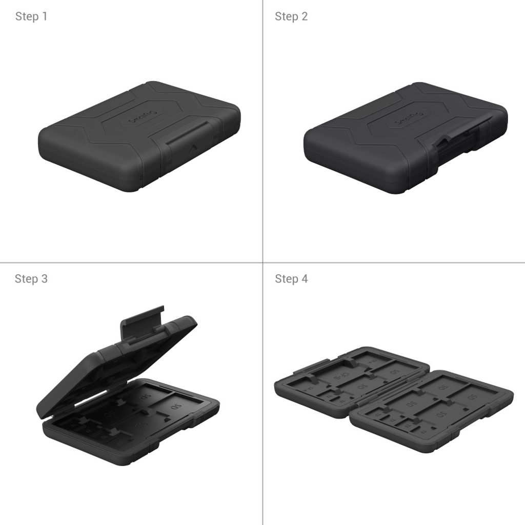 SMALLRIG SD Card Holder Memory Card Holder Case 15 Slots for SD