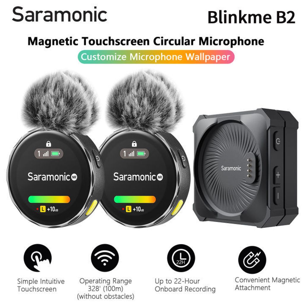 Saramonic Blink Me B2 Wireless Microphones System Camera PC Saramonic Blink Me B2 Wireless Microphones System Camera PC