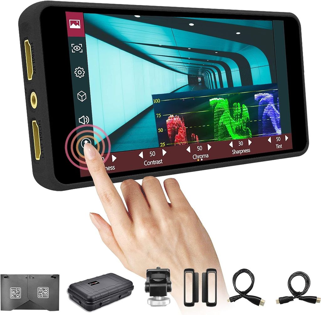 Portkeys 4K HDMI Touchscreen Monitor with 3D LUT Support (PT5 II 5 Portkeys 4K HDMI Touchscreen Monitor with 3D LUT Support (PT5 II 5