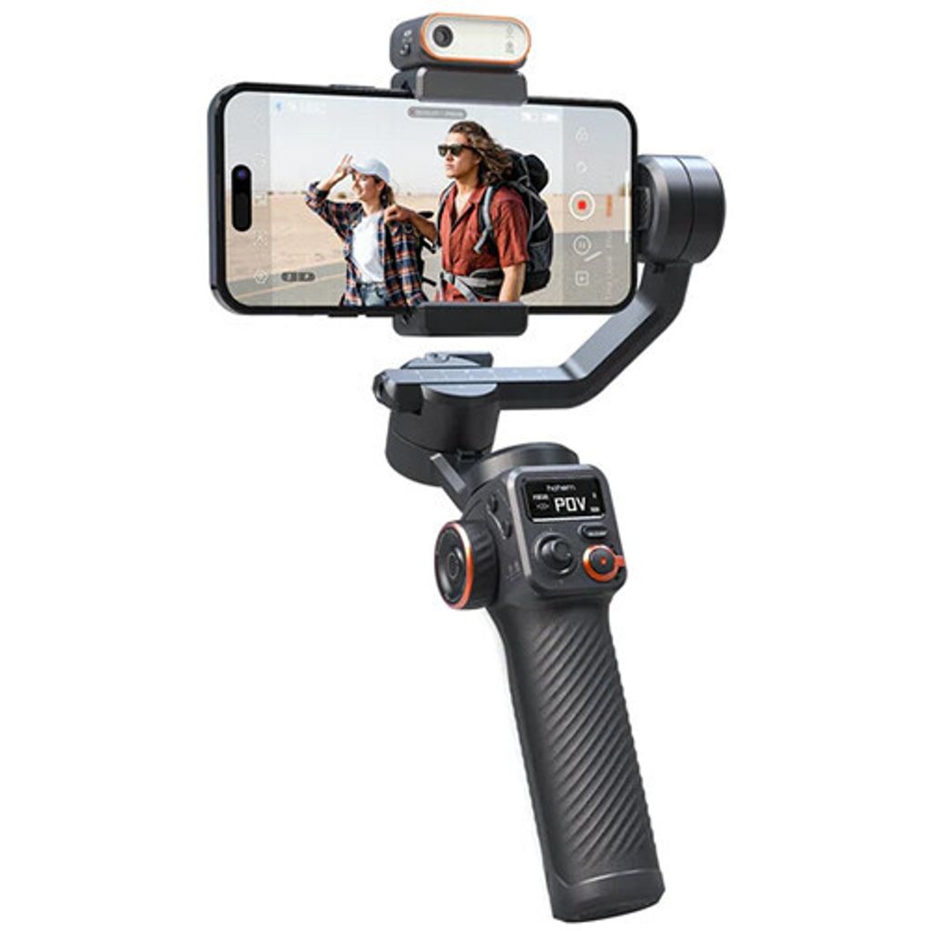 Hohem iSteady M6 Smartphone Gimbal Kit with Magnetic AI Vision Sensor LED  Light