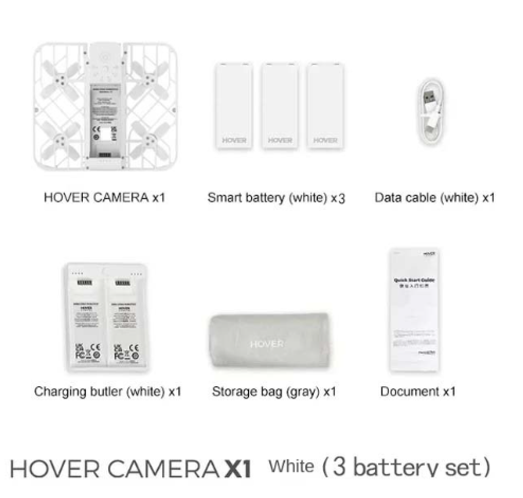 HOVERAir X1 Self-Flying Combo KIT Camera Pocket-Sized Drone HDR Video  Capture