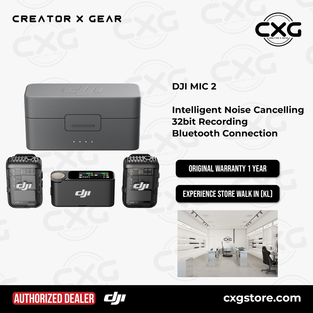 Buy DJI Mic 2 (2 TX + 1 RX + Charging Case) - DJI Store