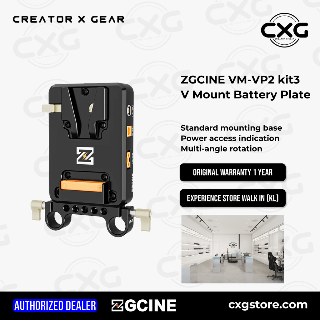 ZGCINE VM-VP2 Kit3 V mount Battery Plate