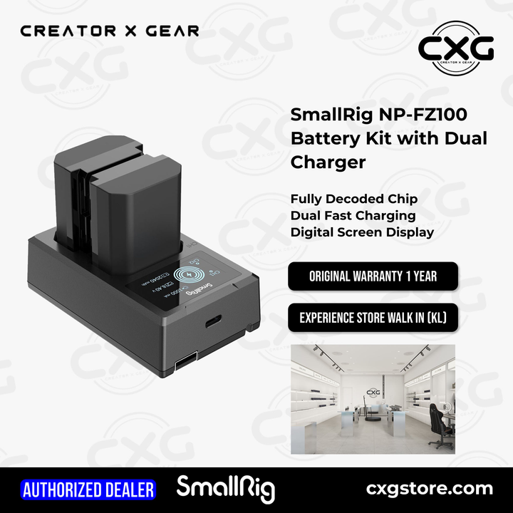 Smallrig NPFZ100 Battery Kit With Dual Charger