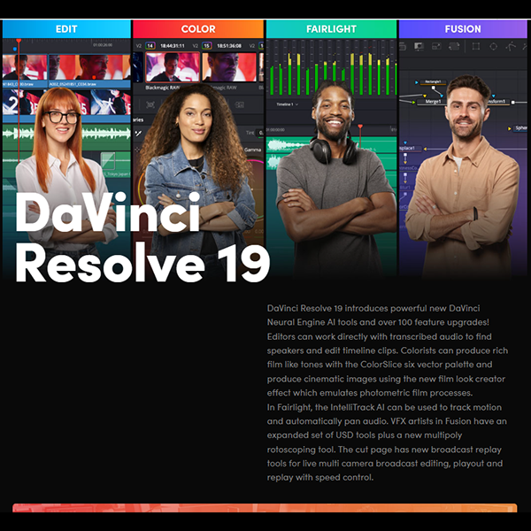 Blackmagic Design DaVinci Resolve Studio 20 (Activation Card