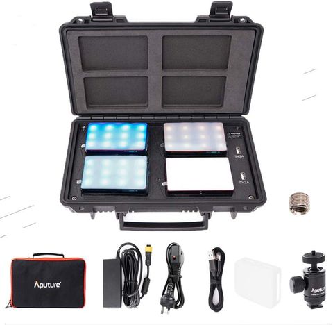 Aputure MC / MC Pro RGBWW LED Light Panel Travel Kit with Charging