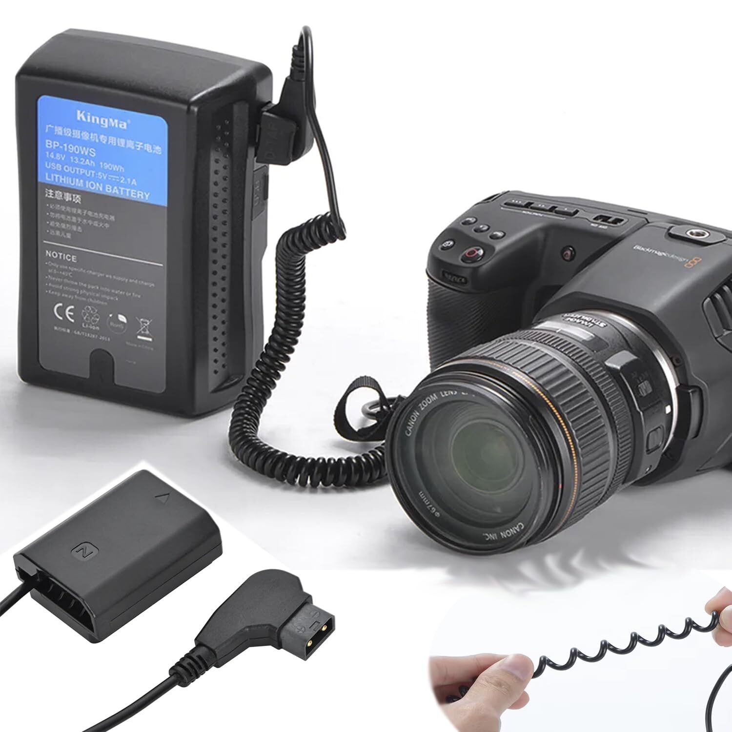 Kit 3 Batteries LP-E8 + Chargeur 3 Ports écran LCD Pour Canon EOS Rebel T2i, T3i, T4i, T5i, 550D, 600D, 650D, 700D, Kiss X4, X5, X6 - 8