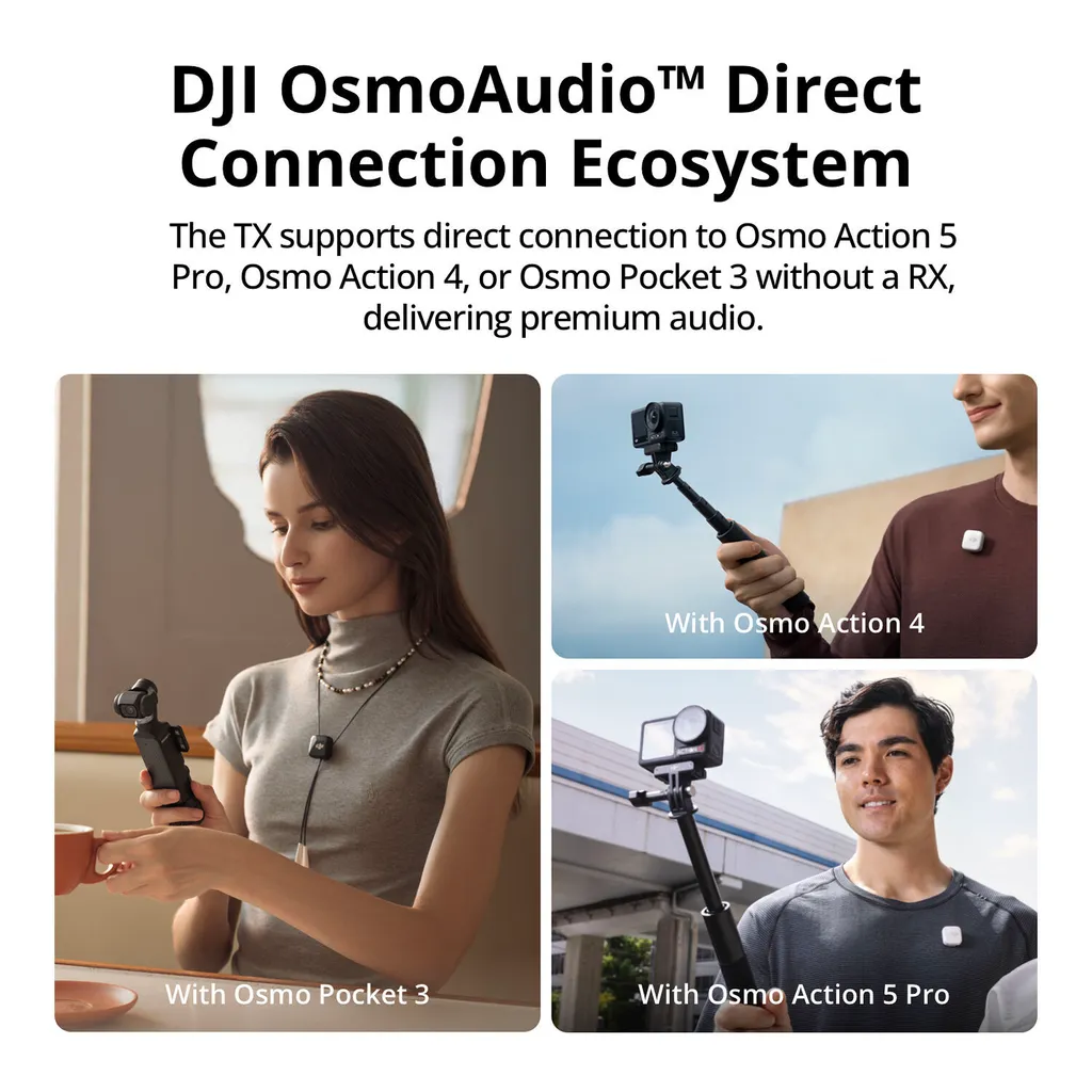 DJI Mic Mini 2-Person Compact Wireless Microphone description image 3