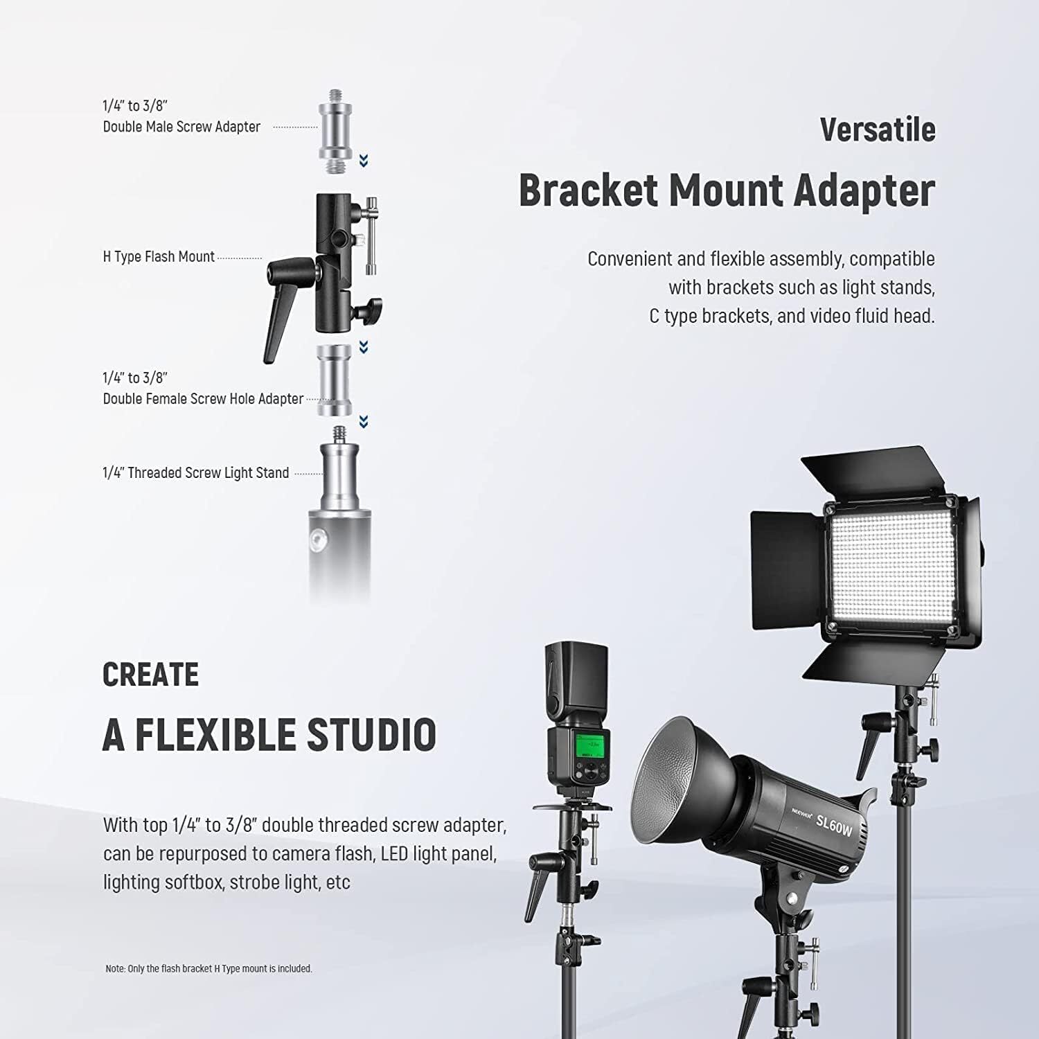 Griffe Porte-Accessoire De Remplacement Pour Flash NEEWER Z1-S - Compatible Sony - 5