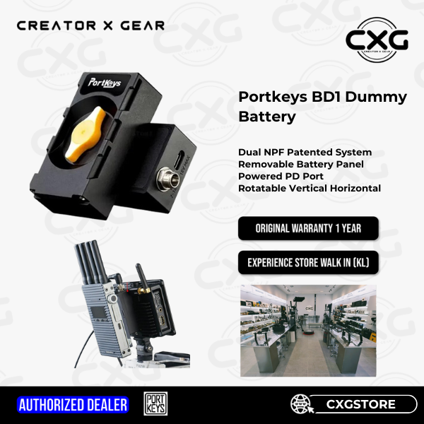 Doppelseitiger NP-F Dummy Akku Netzteil – Mit USB-C, DC 7,4V, 1/4" Montagegewinde, Für Monitor & Sender