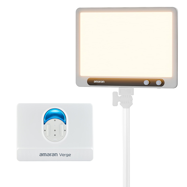 Amaran Verge Max Bi-Color LED Light Panel [Round] Charcoal White – CXG