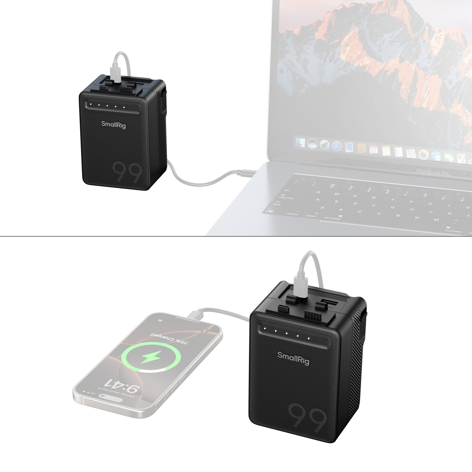 SmallRig VB99 Lite mini V-Mount Battery (5245) 100W PD3.0 65W Fast