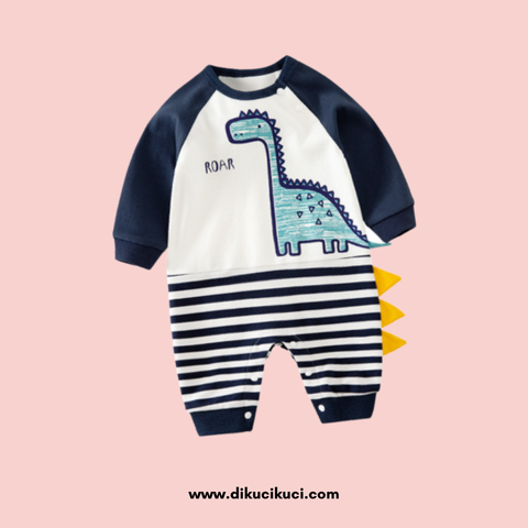 Baby Blue Navy Dinosaur Sleepsuit_Casual.png