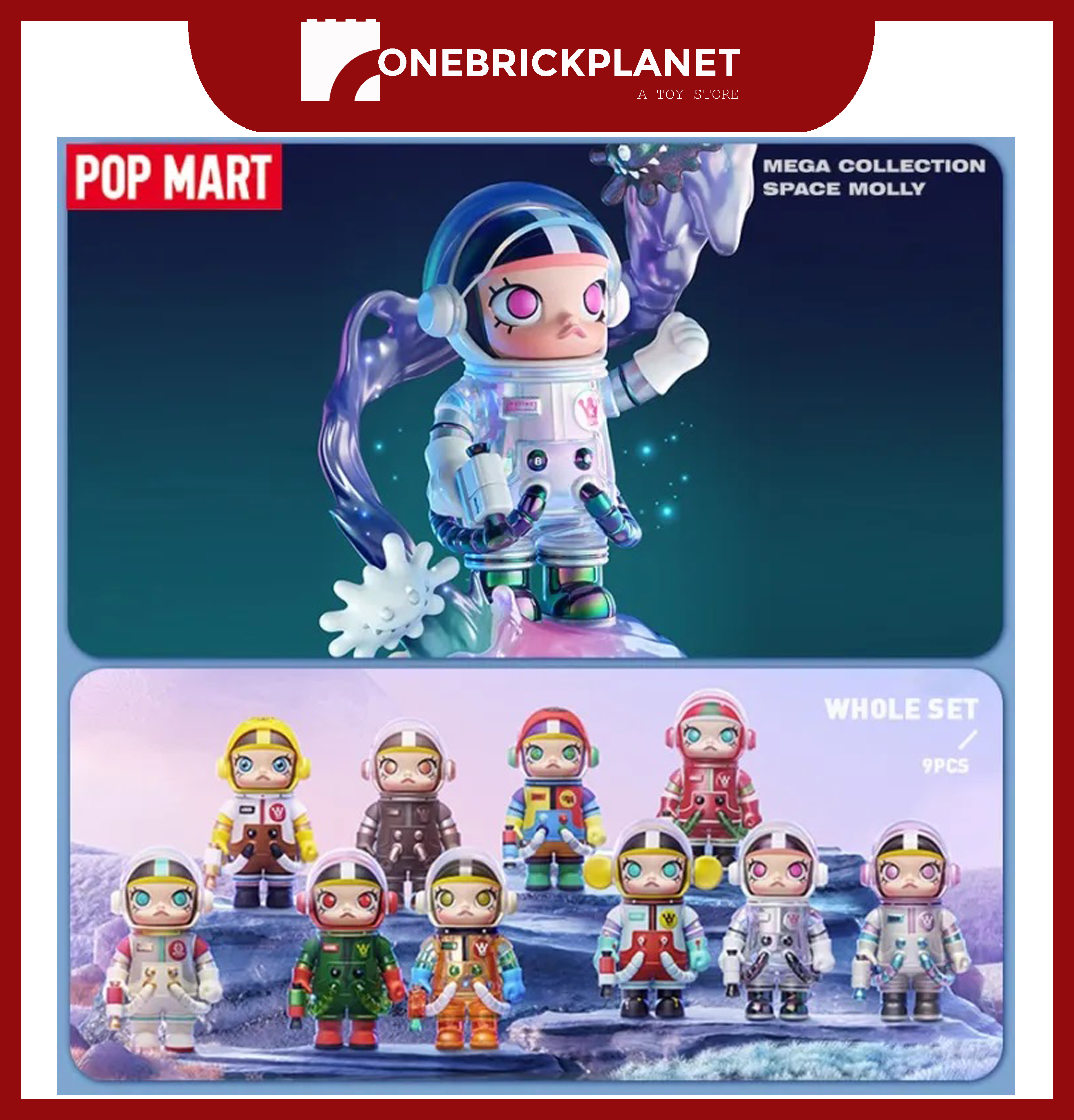 POP MART Mega Space Molly 100% Series 1 - Spongebob (100 POP MART Mega Space Molly 100% Series 1 - Spongebob (100